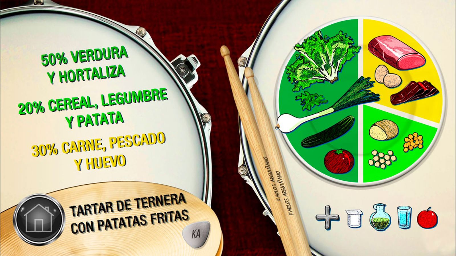 tartar ternera plato