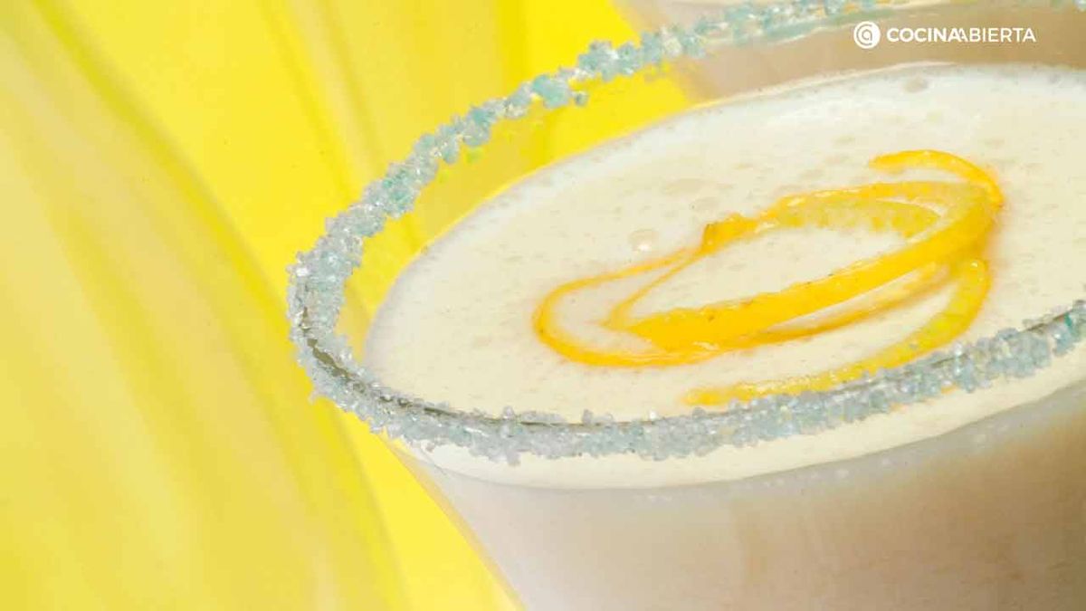 Sorbete helado de limon al cava