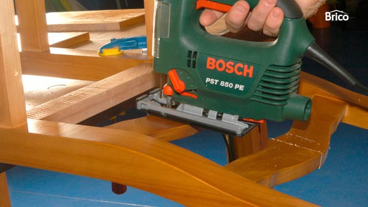 Transformar una silla en un banco paso 3