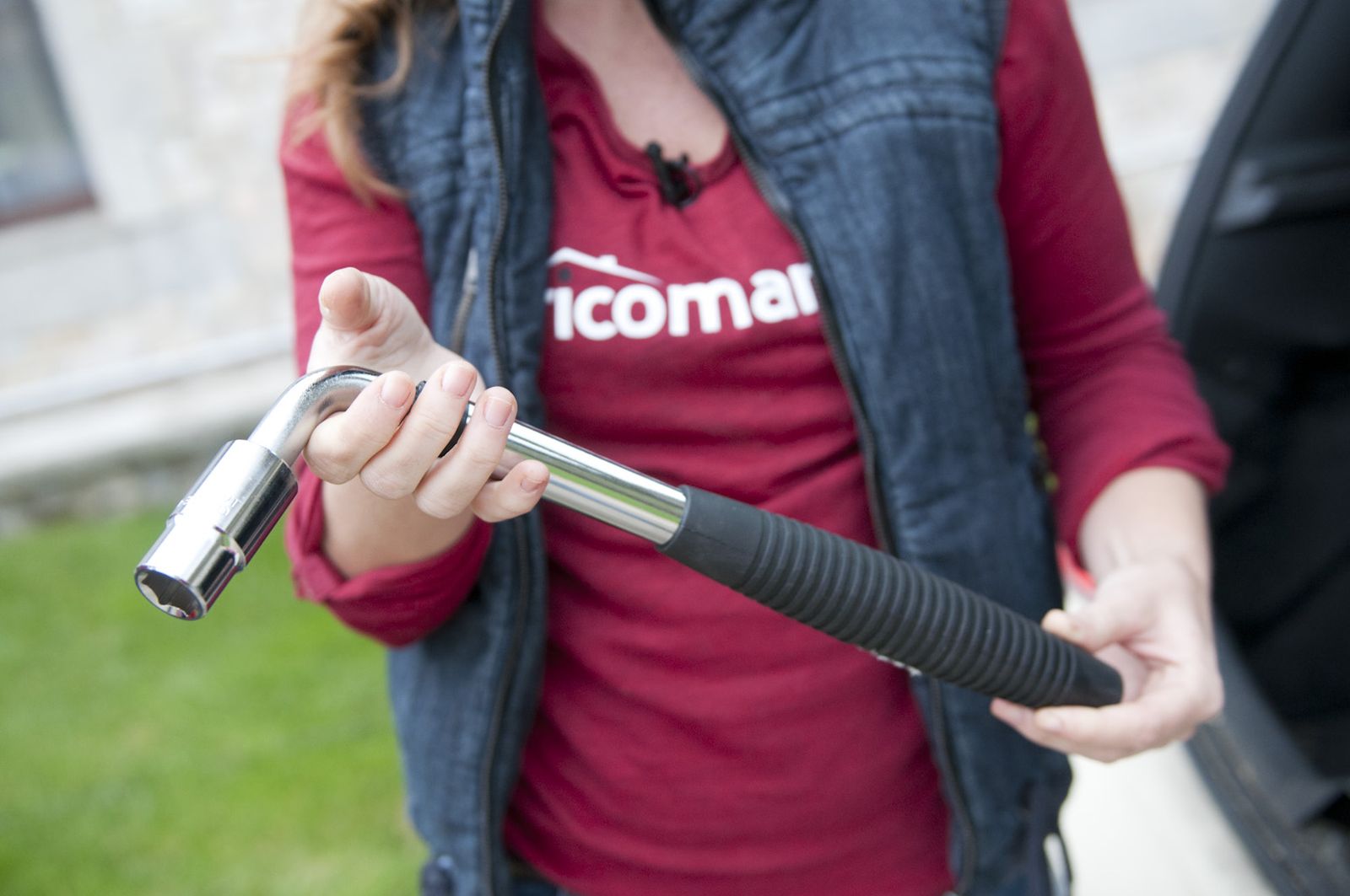 Llave de ruedas telescópica