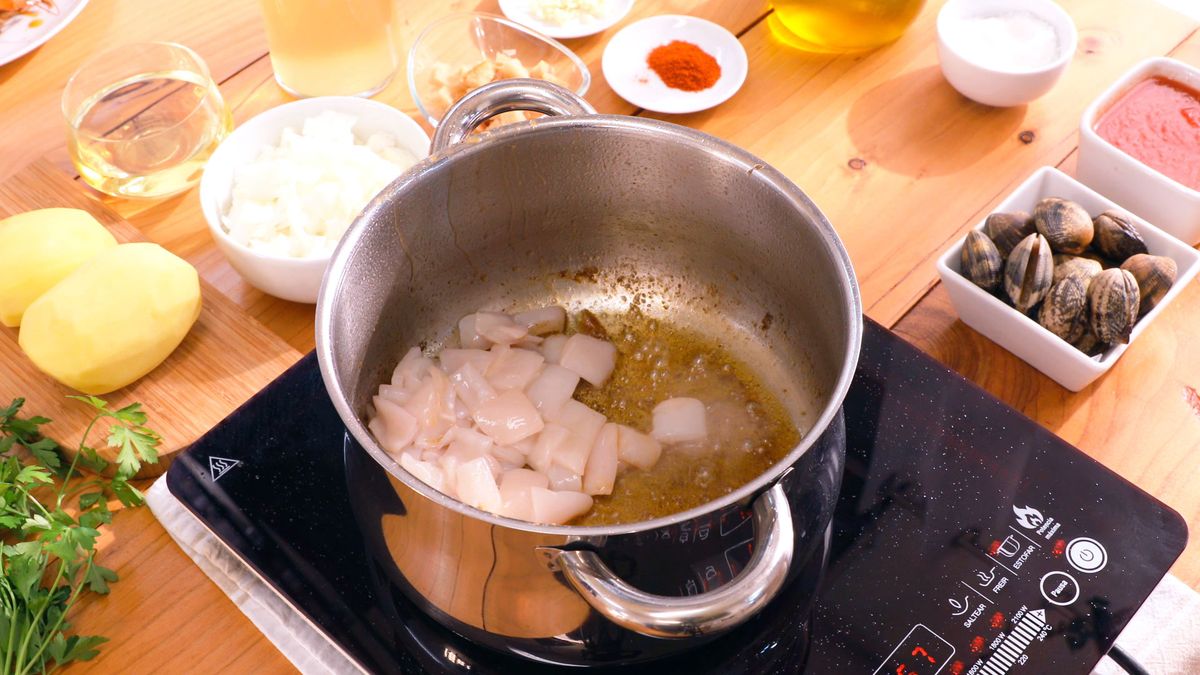 Caldereta de pescado   Paso 2
