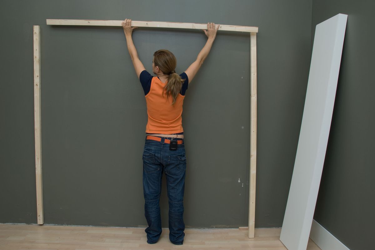 Hacer un armario estrecho paso 7