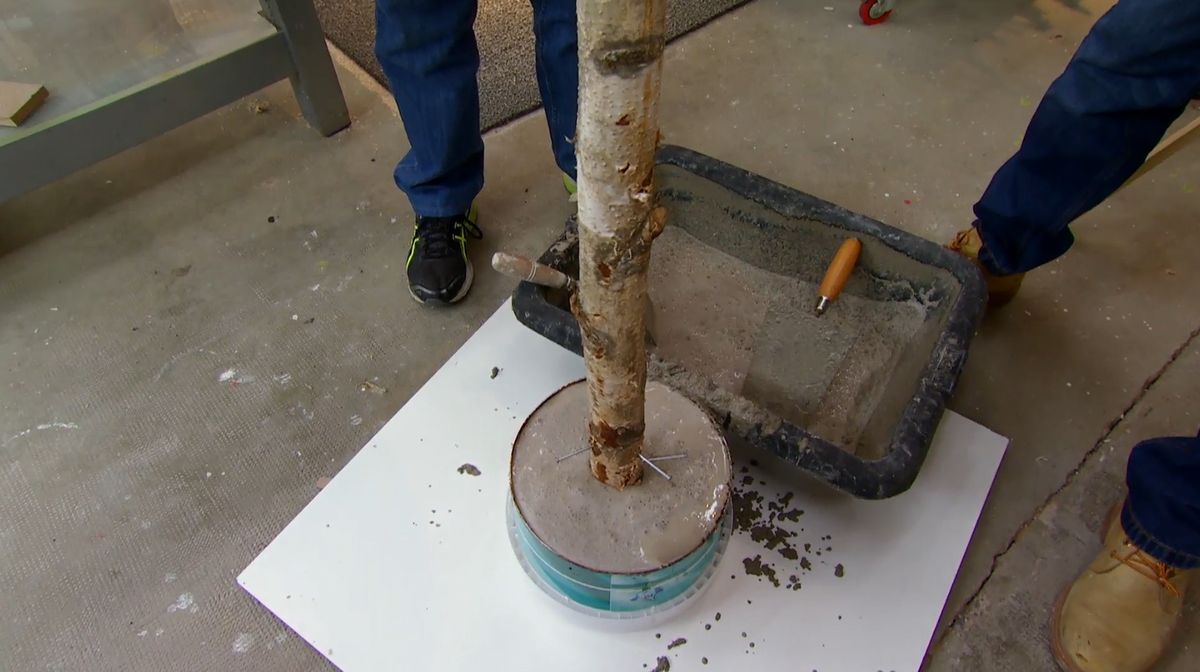 Soporte para guirnalda de luces paso 8