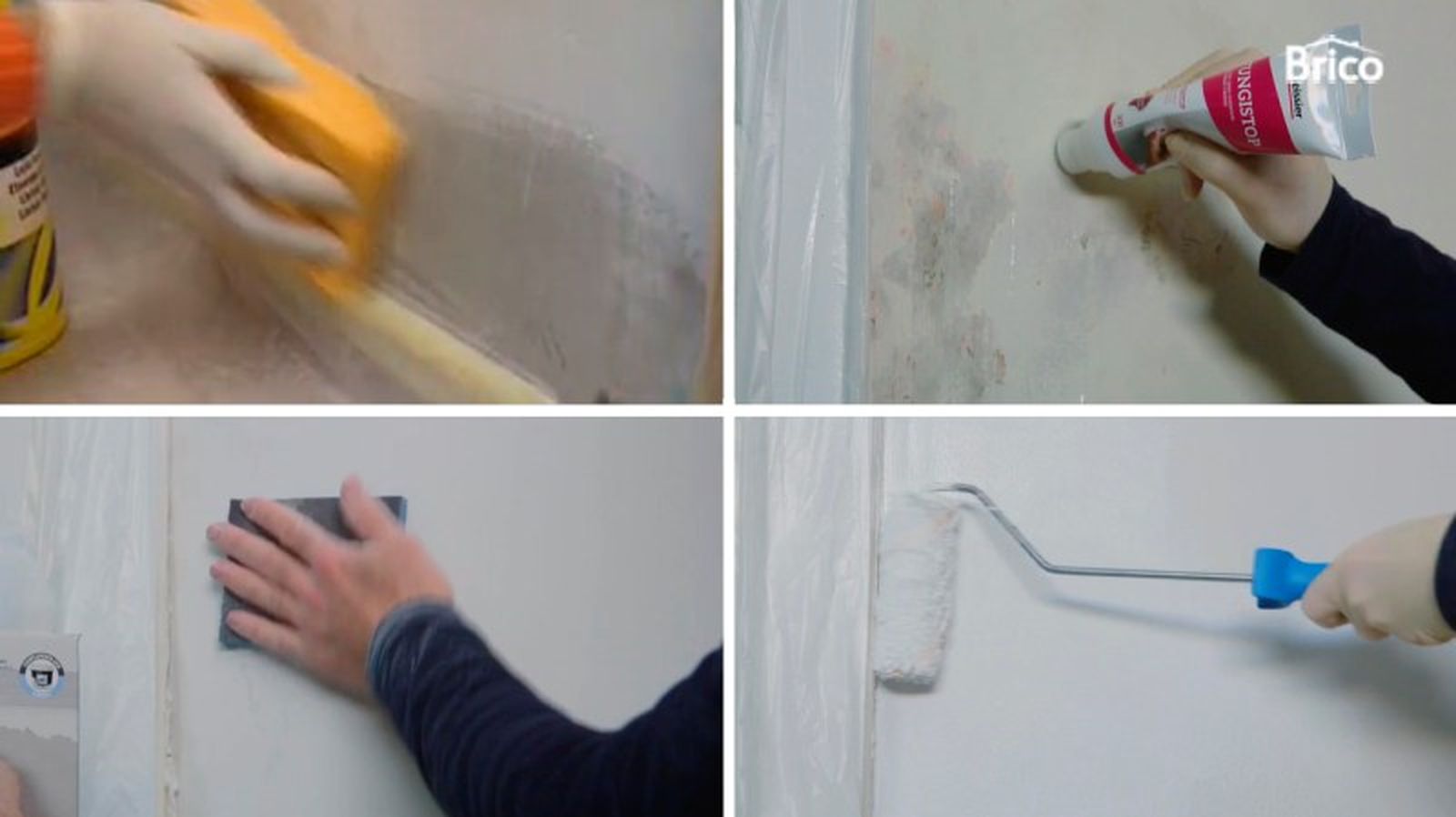 Pasos para eliminar las manchas de humedad con pintura