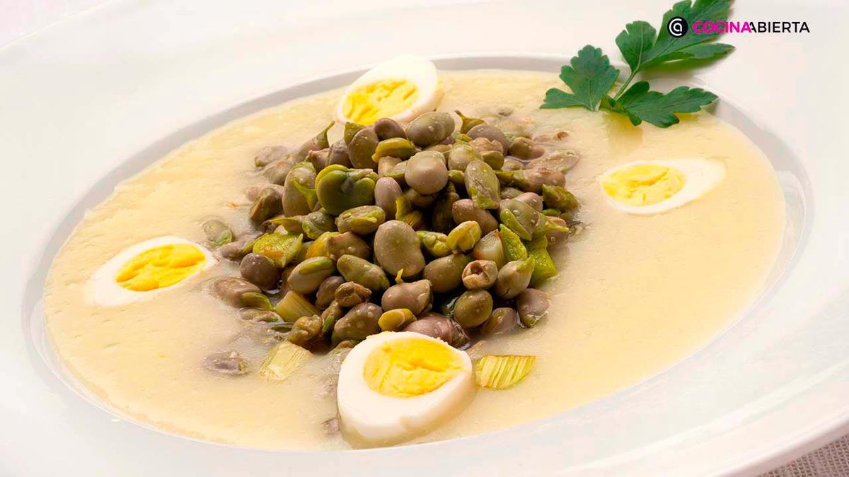 receta habitas salteadas crema patata ka