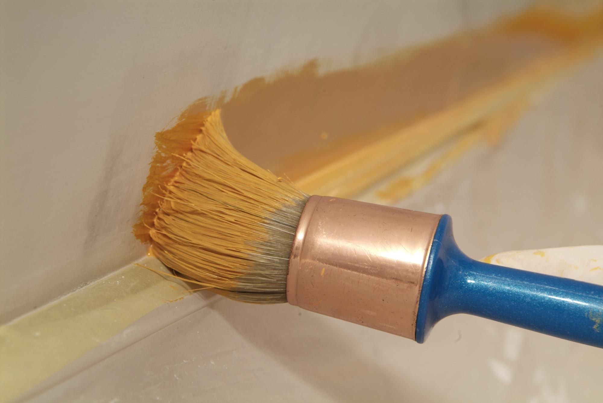 Pintar pared de obra de cocina paso 4