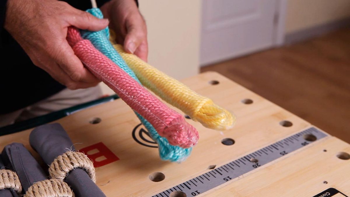 Hacer servilleteros de cuerda paso 8