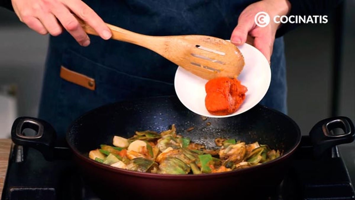 Receta de arroz brut con carne y especias  paso 3