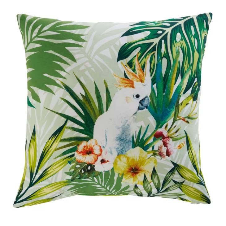 funda cojin cacatoes maisons du monde