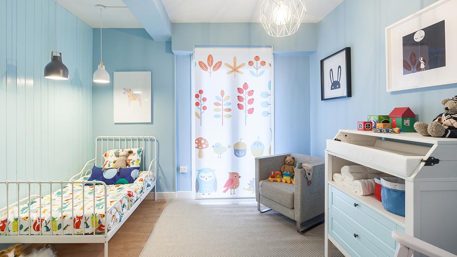 Deco745 Transformar sala dormitorio infantil sencillo acogedor despues