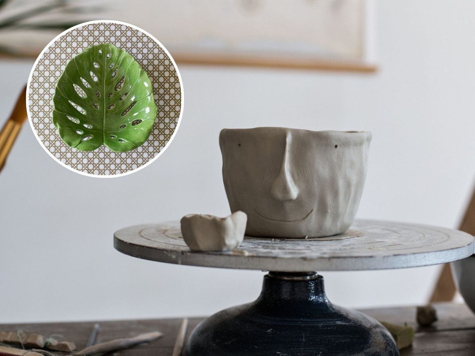 Con un poco de creatividad puedes crear macetas y accesorios para tus plantas.