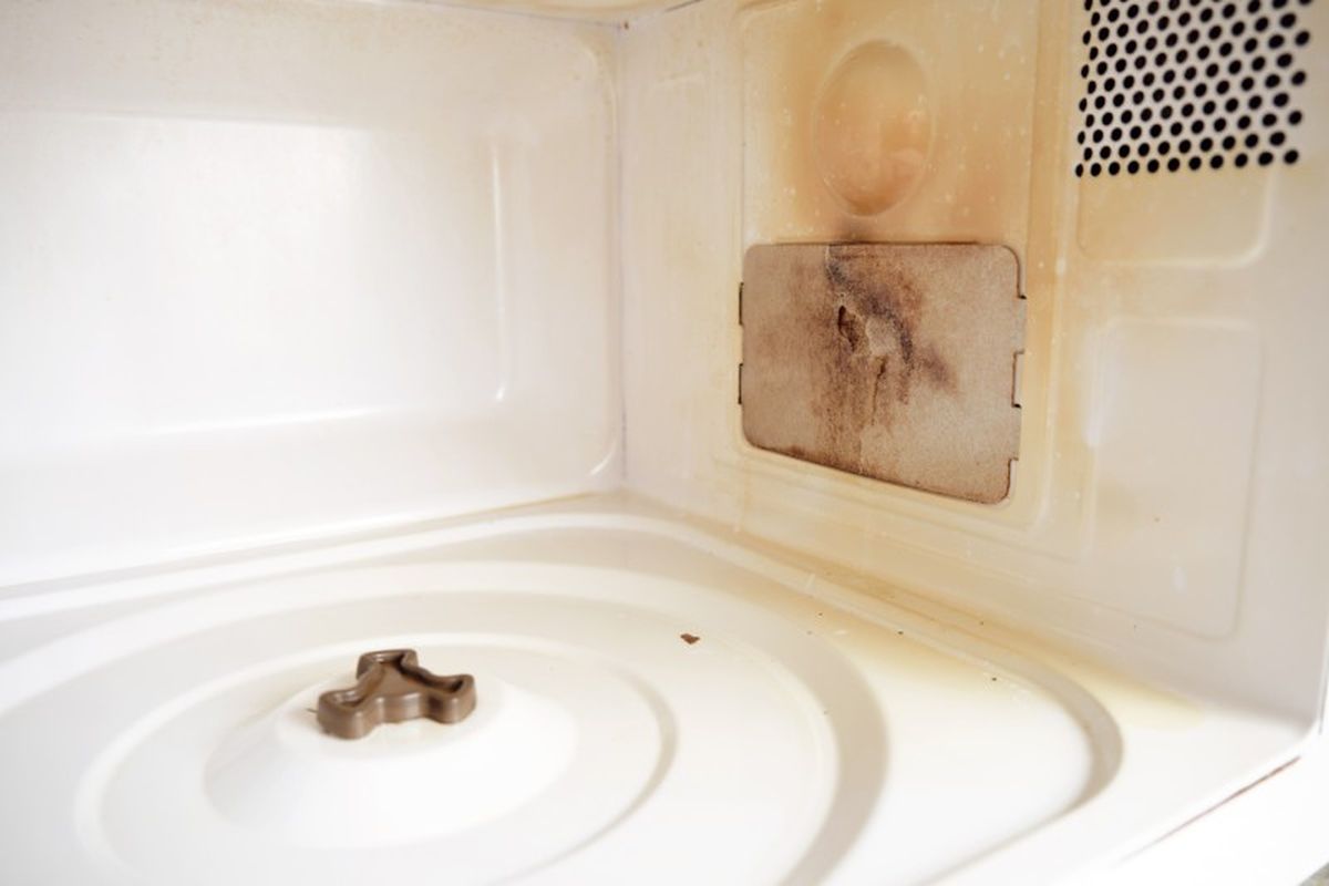 Placa de mica dañada