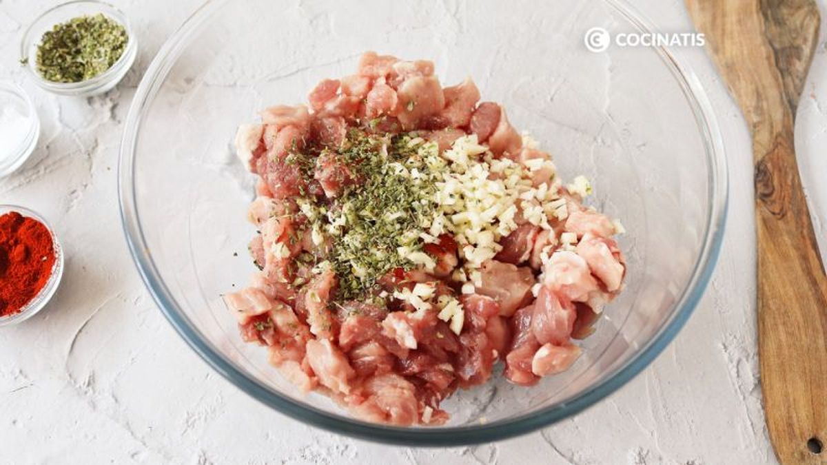 Especiamos el lomo de cerdo